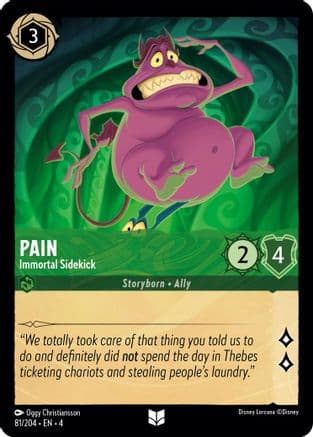 Pain - Immortal Sidekick (81/204) [Ursula's Return] Cold Foil