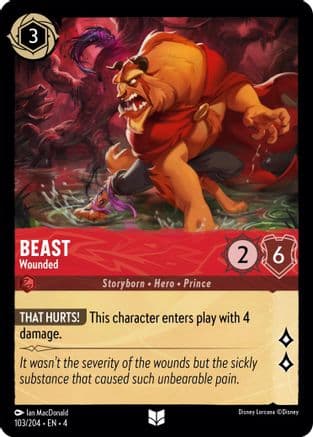 Beast - Wounded (103/204) [Ursula's Return] Cold Foil