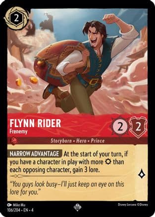 Flynn Rider - Frenemy (106/204) [Ursula's Return] Cold Foil