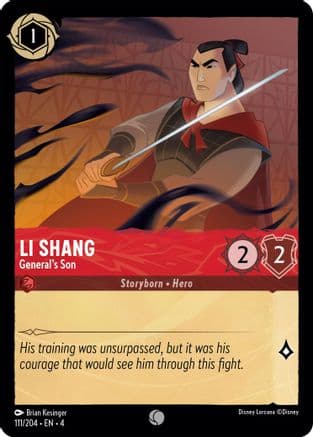 Li Shang - General's Son (111/204) [Ursula's Return] Cold Foil