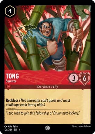 Tong - Survivor (126/204) [Ursula's Return] Cold Foil