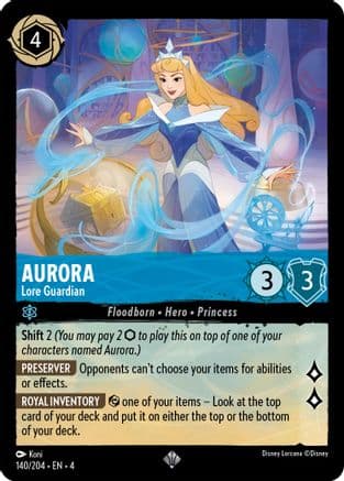 Aurora - Lore Guardian (140/204) [Ursula's Return] Cold Foil