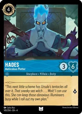 Hades - Meticulous Plotter (145/204) [Ursula's Return] Cold Foil