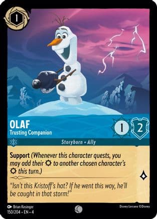 Olaf - Trusting Companion (150/204) [Ursula's Return] Cold Foil