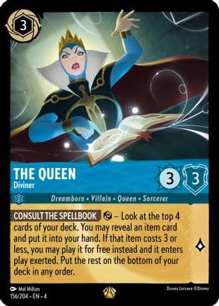 The Queen - Diviner (156/204) [Ursula's Return] Cold Foil