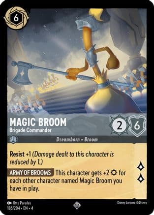 Magic Broom - Brigade Commander (186/204) [Ursula's Return] Cold Foil