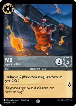 Yao - Imperial Soldier (194/204) [Ursula's Return] Cold Foil