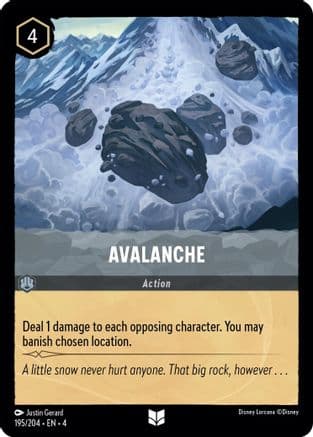 Avalanche (195/204) [Ursula's Return] Cold Foil