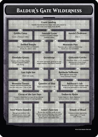 Baldur's Gate Wilderness |  () [Oversize Cards]