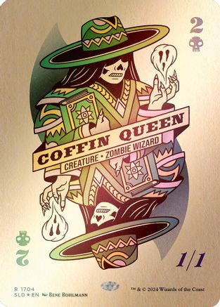 Coffin Queen (Rainbow Foil) (1704) [Secret Lair Drop Series]  Foil