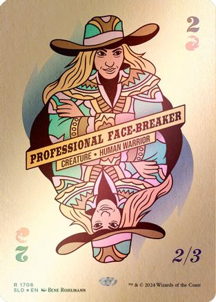 Professional Face-Breaker (Rainbow Foil) (1706) [Secret Lair Drop Series]  Foil