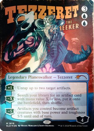 Tezzeret the Seeker (1619) (Rainbow Foil) (1619) [Secret Lair Drop Series]  Foil