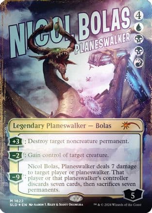 Nicol Bolas, Planeswalker (Rainbow Foil) (1622) [Secret Lair Drop Series]  Foil
