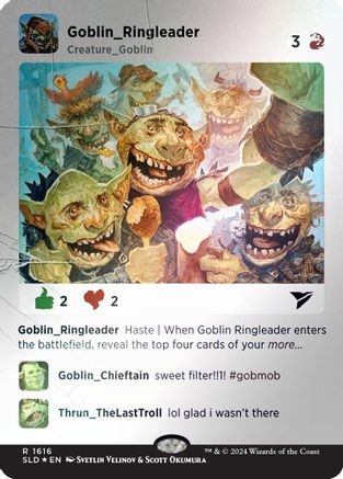Goblin Ringleader (Rainbow Foil) (1616) [Secret Lair Drop Series]  Foil