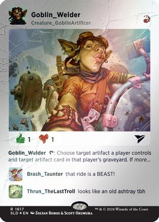 Goblin Welder (Rainbow Foil) (1617) [Secret Lair Drop Series]  Foil