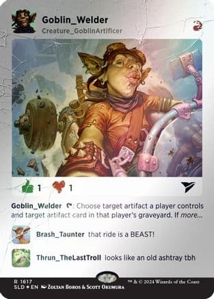 Goblin Welder (Rainbow Foil) (1617) [Secret Lair Drop Series]  Foil