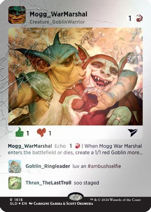Mogg War Marshal (Rainbow Foil) (1618) [Secret Lair Drop Series]  Foil