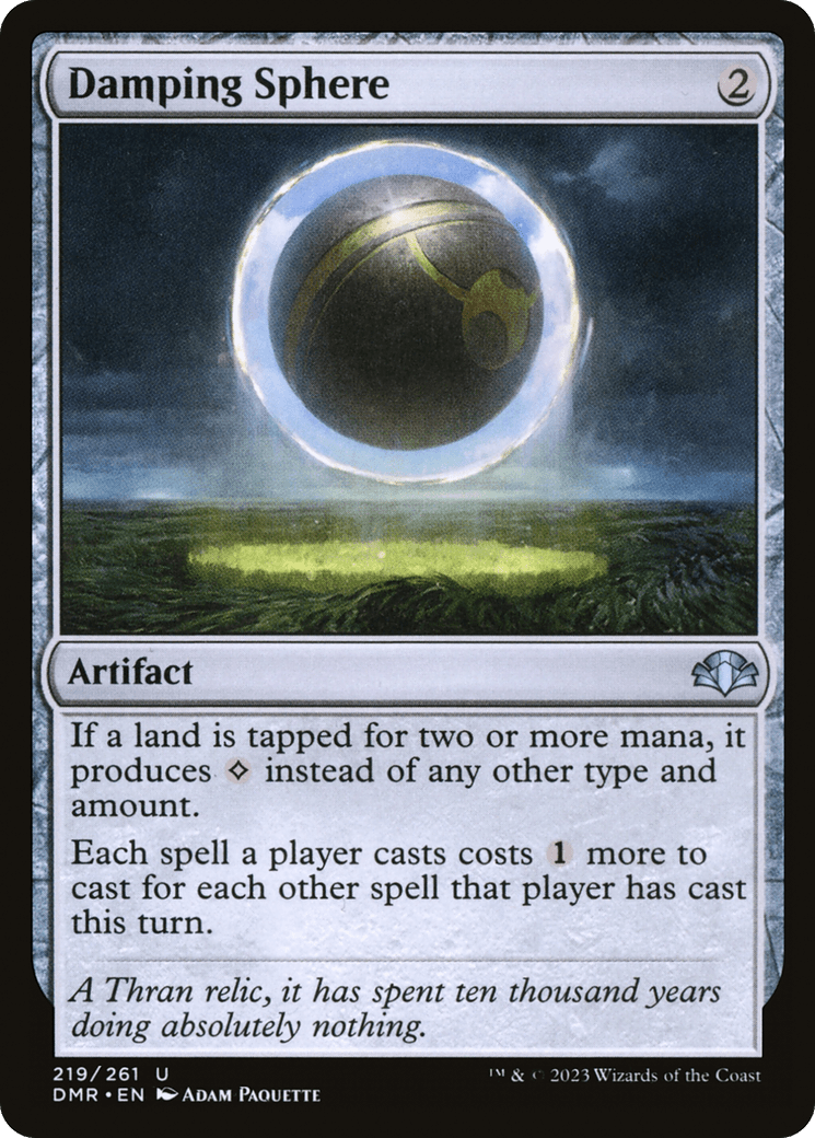 Damping Sphere [Dominaria Remastered] Foil