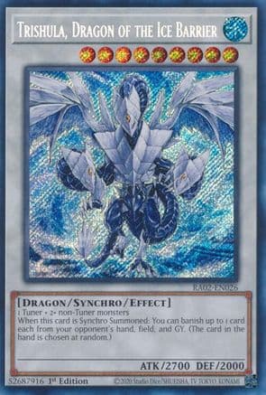 Trishula, Dragon of the Ice Barrier (Secret Rare) [RA02-EN026] Secret Rare