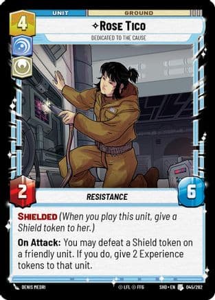 Rose Tico - Dedicated to the Cause |  (045/262)  [Shadows of the Galaxy]