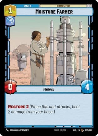 Moisture Farmer | Foil (055/262)  [Shadows of the Galaxy]