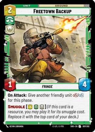 Freetown Backup | Foil (097/262)  [Shadows of the Galaxy]