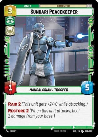 Sundari Peacekeeper | Foil (098/262)  [Shadows of the Galaxy]