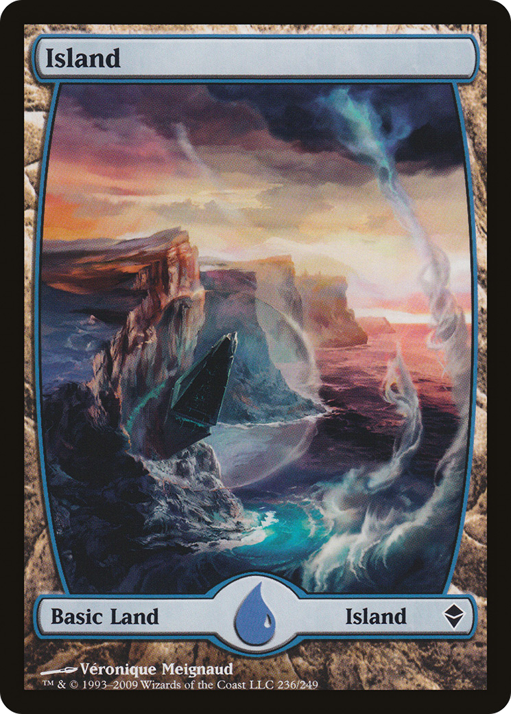 Island (236) [Zendikar] Foil