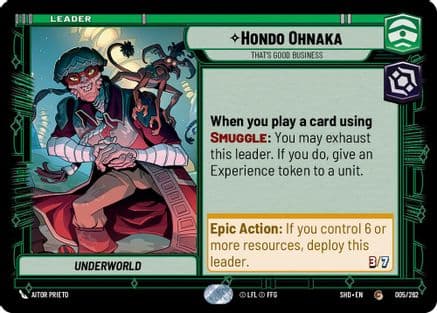 Hondo Ohnaka - That's Good Business |  (005/262)  [Shadows of the Galaxy]