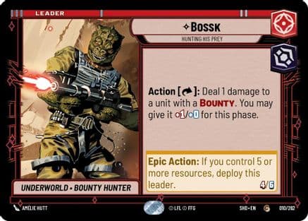 Bossk - Hunting His Prey |  (010/262)  [Shadows of the Galaxy]