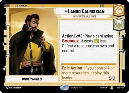 Lando Calrissian - With Impeccable Taste |  (017/262)  [Shadows of the Galaxy]