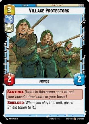 Village Protectors | Foil (043/262)  [Shadows of the Galaxy]