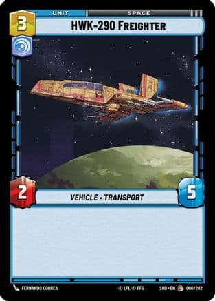 HWK-290 Freighter | Foil (060/262)  [Shadows of the Galaxy]