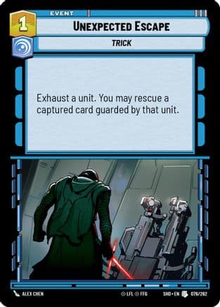 Unexpected Escape | Foil (076/262)  [Shadows of the Galaxy]