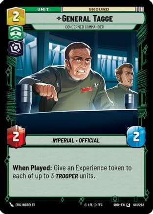 General Tagge - Concerned Commander |  (081/262)  [Shadows of the Galaxy]