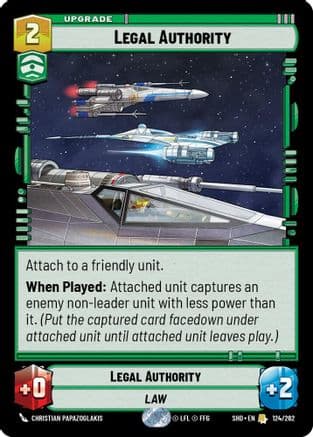 Legal Authority | Foil (124/262)  [Shadows of the Galaxy]