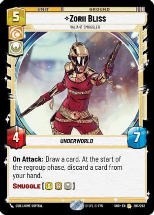 Zorii Bliss - Valiant Smuggler |  (203/262)  [Shadows of the Galaxy]