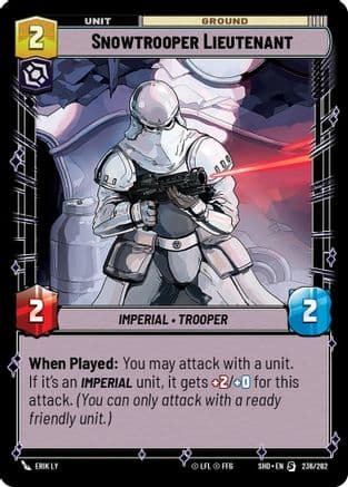 Snowtrooper Lieutenant |  (236/262)  [Shadows of the Galaxy]
