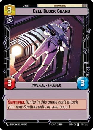 Cell Block Guard |  (238/262)  [Shadows of the Galaxy]