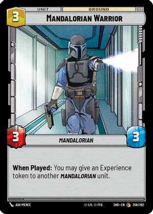 Mandalorian Warrior | Foil (258/262)  [Shadows of the Galaxy]