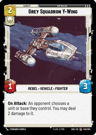 Grey Squadron Y-Wing | Foil (246/262)  [Shadows of the Galaxy]