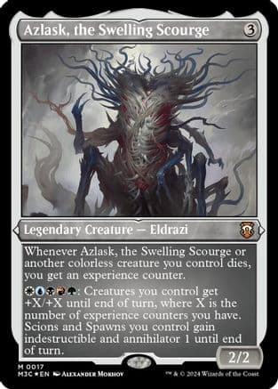 Azlask, the Swelling Scourge (Foil Etched) (017) [Commander: Modern Horizons 3]  Foil