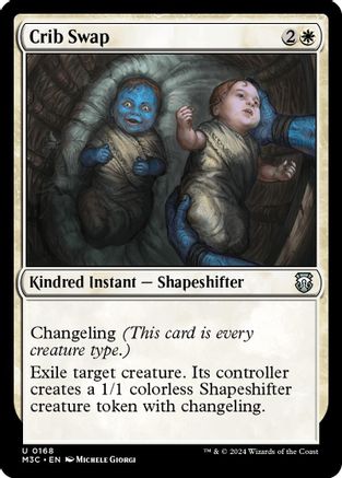 Crib Swap (Ripple Foil) (168) [Commander: Modern Horizons 3]  Foil