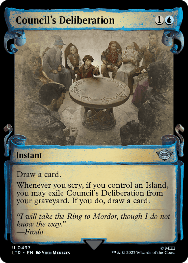 Council's Deliberation [The Lord of the Rings: Tales of Middle-Earth Showcase Scrolls] Foil