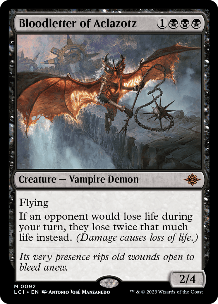Bloodletter of Aclazotz [The Lost Caverns of Ixalan] Foil