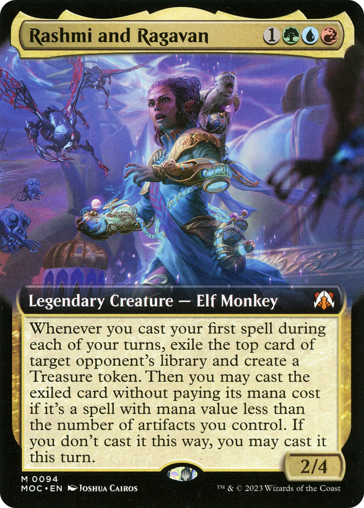 Rashmi and Ragavan (Extended Art) [March of the Machine Commander] Foil