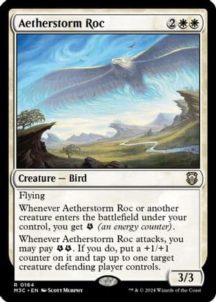 Aetherstorm Roc (Ripple Foil) |  Foil (164) [Modern Horizons 3 Commander]