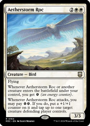 Aetherstorm Roc (Ripple Foil) |  Foil (164) [Modern Horizons 3 Commander]