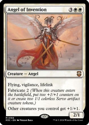Angel of Invention (Ripple Foil) |  Foil (166) [Modern Horizons 3 Commander]