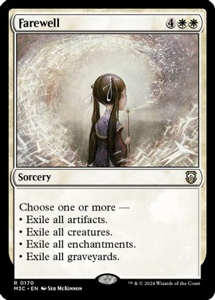 Farewell (Ripple Foil) (170) [Commander: Modern Horizons 3]  Foil